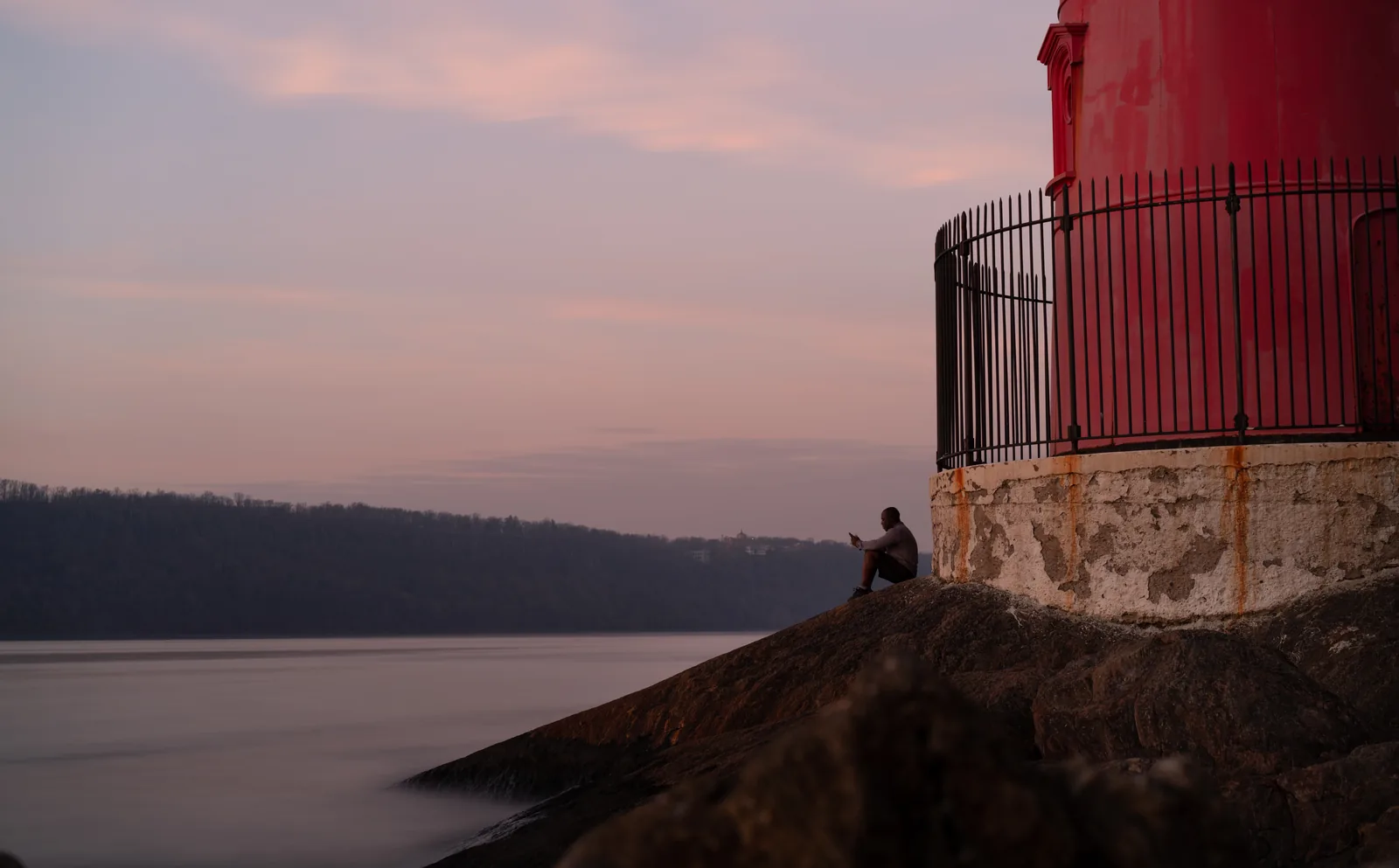 Seeking Solace, 2020 — The Little Red Lighthouse, under the George Washington Bridge